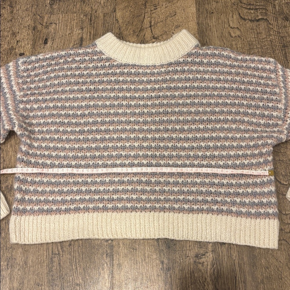 Topshop Multicolor Cowl Neck Sweater (S) - Picture 7 of 9